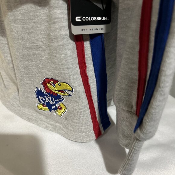NEW Kansas Jayhawks KU Track Zip Sweatshirt Jacket Skirt Set Lot Women's M S - Picture 8 of 12